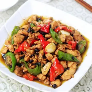 Ternera salteada picante