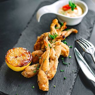 Ancas de Rana Fritas