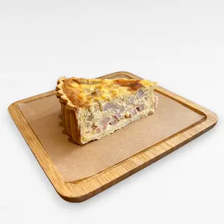 Quiche De Jamón York & Queso ( Ración)