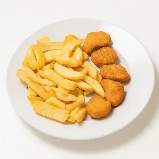 Nuggets De Pollo Con Patatas