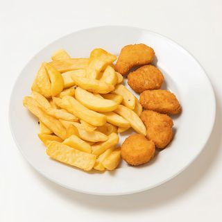 Nuggets De Pollo Con Patatas