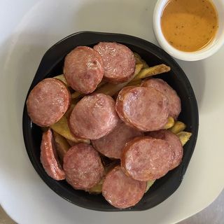 Longaniza Con Patatas Y Chimichurri