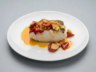 Lomo De Bacalao A La Bilbaina