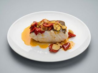 Lomo De Bacalao A La Bilbaina