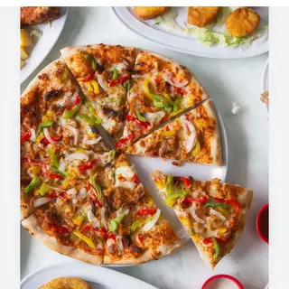 Pizza mediana (2 uds.) y bebida (2 lt.)