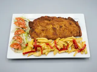 Cachopo Relleno De Cecina Con Queso De Cabra