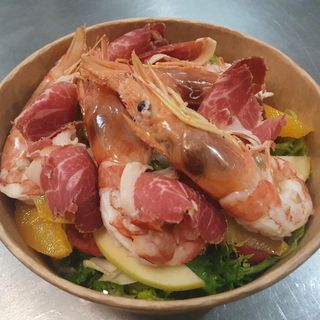 Amanida de Gambes