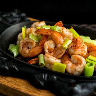 Gambas Con Ajo A La Plancha