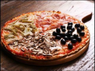 Pizza Bismark (32 cm.)