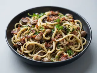 Espaguetis Funghi