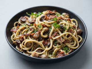 Espaguetis Funghi