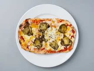 Pizza Berenjenas Y Queso Cabra Integral