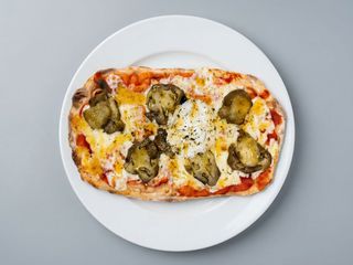 Pizza Berenjenas Y Queso Cabra Integral