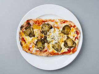 Pizza Berenjenas Y Queso Cabra Sin Gluten