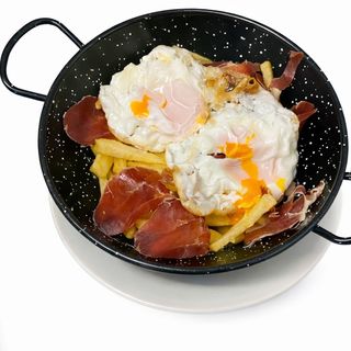 HUEVOS ROTOS CON JAMÓN 