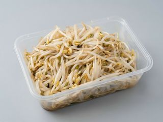 Brotes de soja fritas