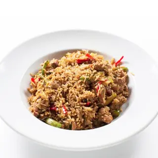 Arroz de solomillo
