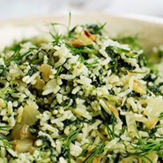 Arroz Con Espinacas / saag rice