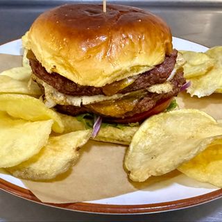 Hamburguesa Doble de Pollo Completa