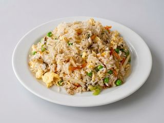 Arroz frito con verduras