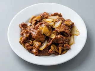Ternera con champiñones