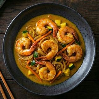 Gambas al curry