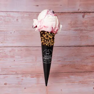 Cono de chocolate crocante CON helado