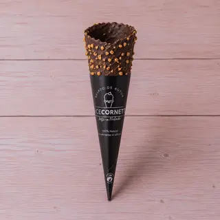 Cono de chocolate crocante SIN helado
