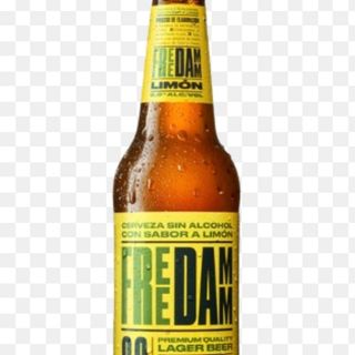 Free Damm Limón Cerveza 0,0 con limón Botella 33cl