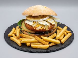 HAMBURGUESA CHICKEN 4 QUESOS