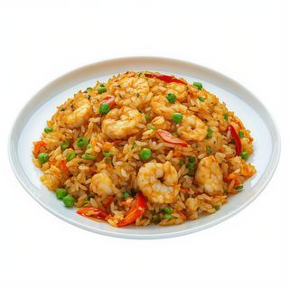 Arroz Frito Con Gambas