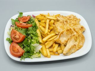 Plato pechuga de pollo plancha