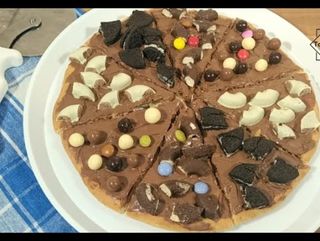 Pizza de chocolate