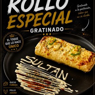ROLLO ESPECIAL GRATINADO AL HORNO