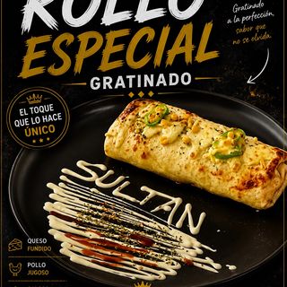 MENU ROLLO GRATINADO ESPECIAL (AL HORNO)