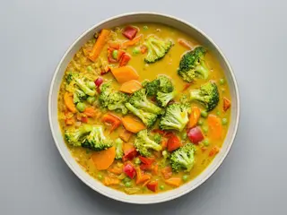 Verduras Salteadas Con Thai Curry