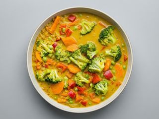 Verduras Salteadas Con Thai Curry