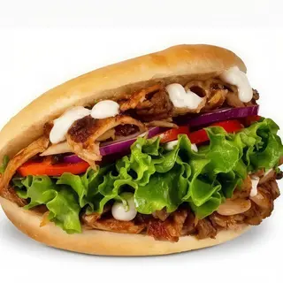 Bocadillo Kebab Solo Carne