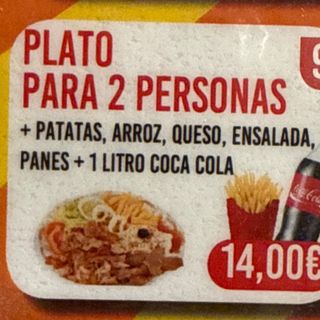 Plato Para 2 Personas