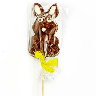 Piruleta chocolate conejito