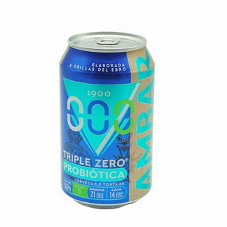 Cerveza Ambar Triple Zero Probiótica (0.33 L)