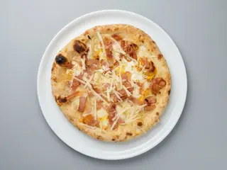 Pizze Carbonara Sin Gluten (Mediana)