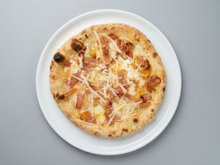 Pizze Carbonara Sin Gluten (Mediana)