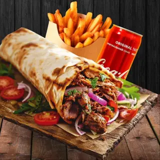 Menú Durum Kebab de Pollo