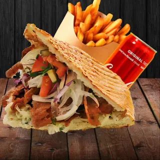 Menú Doner Kebab mixto