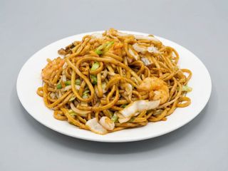 Tallarines Con Gambas