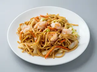 Tallarines Con Gambas