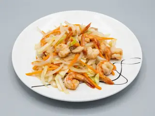 Gambas Con Verduras