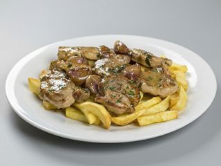 Solomillo A La Plancha Con Patatas