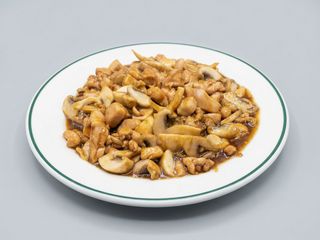 pollo con champiñones
